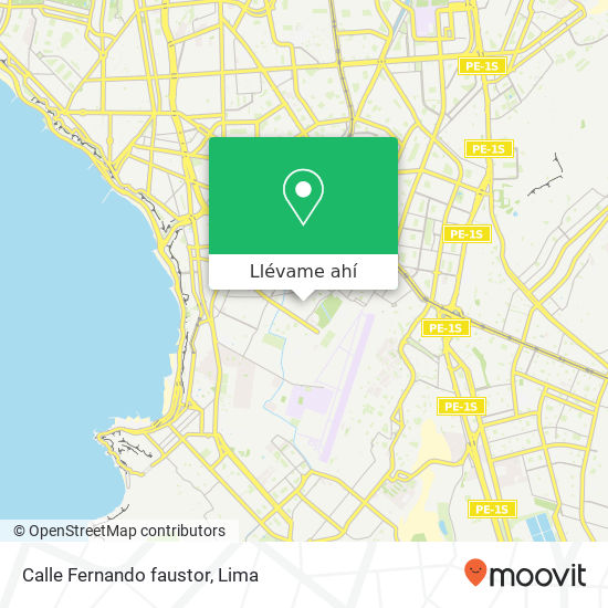 Mapa de Calle Fernando faustor