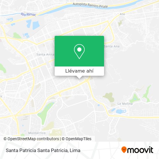 Mapa de Santa Patricia  Santa Patricia