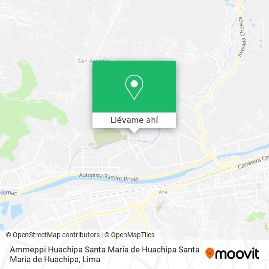 Mapa de Ammeppi Huachipa  Santa Maria de Huachipa Santa Maria de Huachipa
