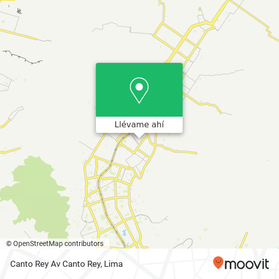 Mapa de Canto Rey  Av Canto Rey