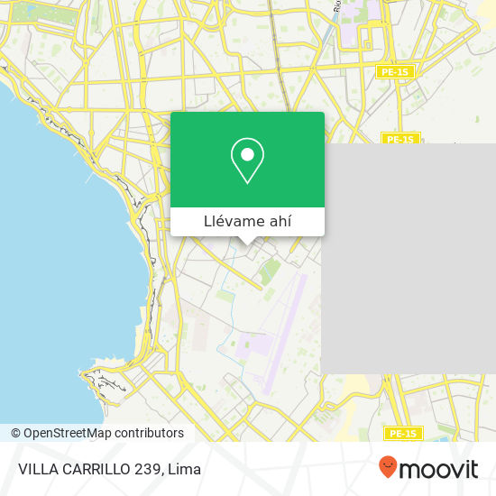 Mapa de VILLA CARRILLO 239
