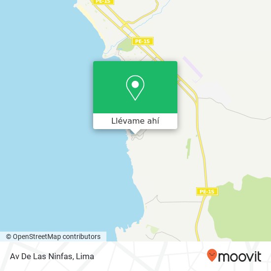 Mapa de Av  De Las Ninfas
