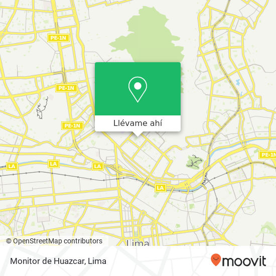 Mapa de Monitor de Huazcar