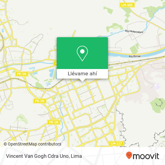 Mapa de Vincent Van Gogh  Cdra  Uno