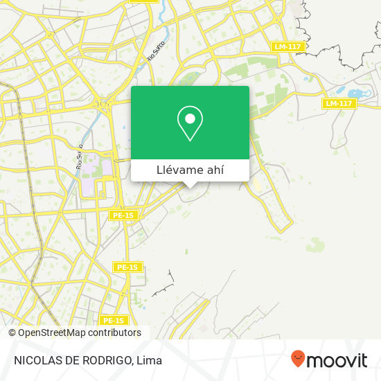 Mapa de NICOLAS DE RODRIGO