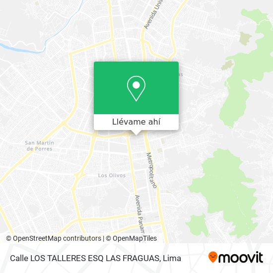 Mapa de Calle LOS TALLERES ESQ  LAS FRAGUAS