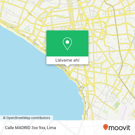 Mapa de Calle MADRID 3xx   9xx