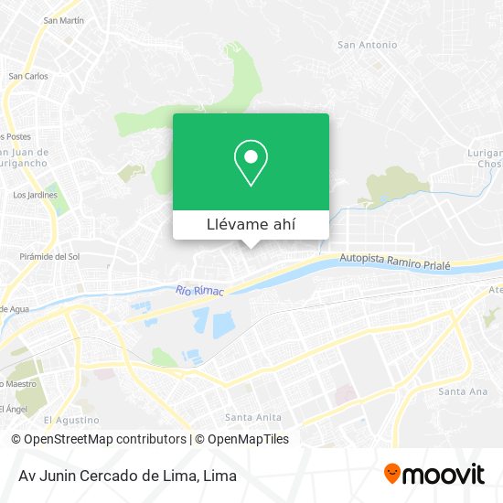 Mapa de Av  Junin Cercado de Lima
