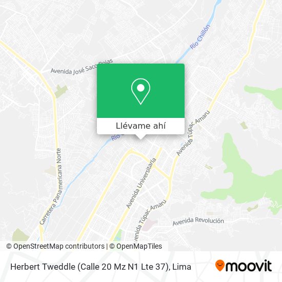 Mapa de Herbert Tweddle (Calle 20  Mz  N1  Lte 37)