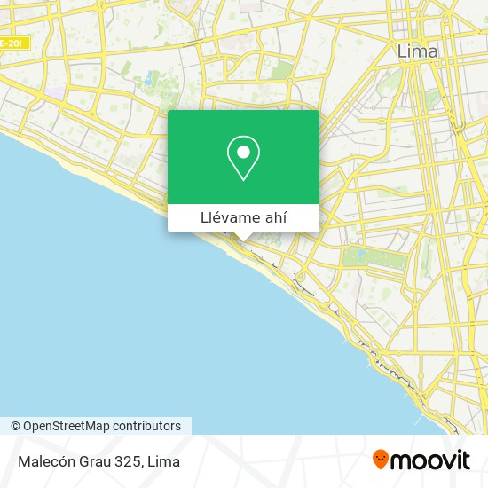 Mapa de Malecón Grau  325