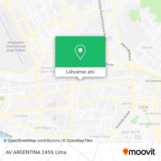 Mapa de AV  ARGENTINA 2459