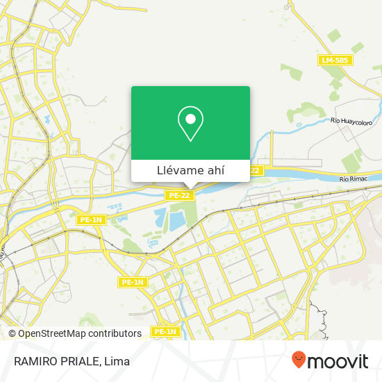 Mapa de RAMIRO PRIALE
