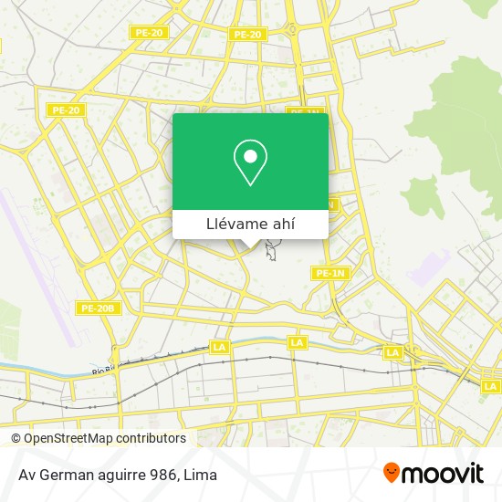Mapa de Av  German aguirre 986
