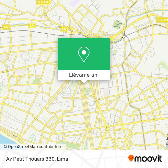 Mapa de Av  Petit Thouars 330