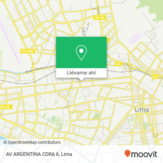 Mapa de AV  ARGENTINA CDRA 6