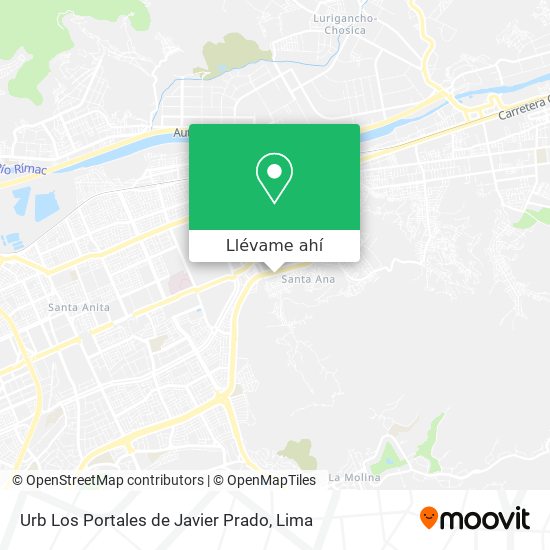 Mapa de Urb  Los Portales de Javier Prado