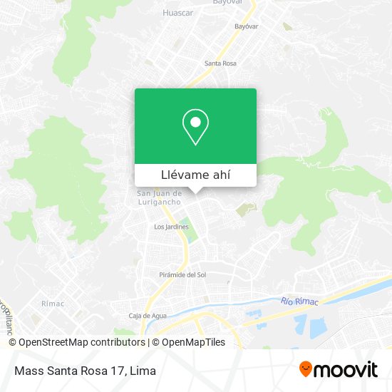Mapa de Mass Santa Rosa 17