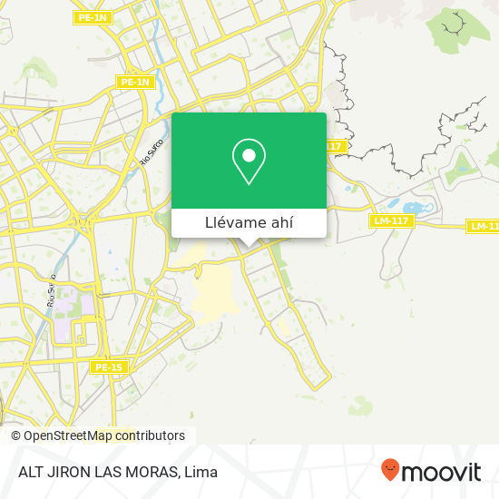 Mapa de ALT   JIRON LAS MORAS