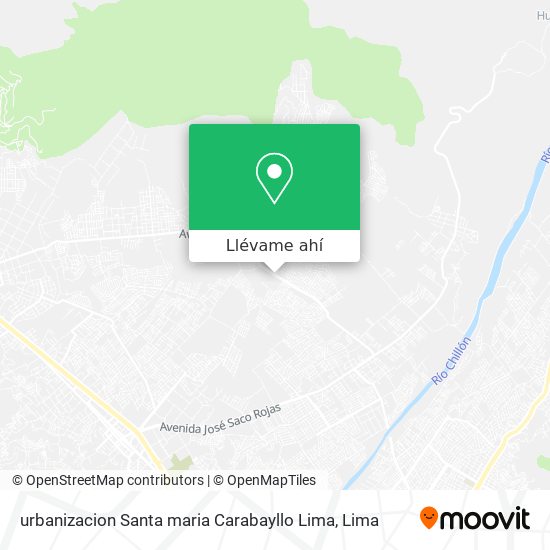 Mapa de urbanizacion Santa maria  Carabayllo  Lima