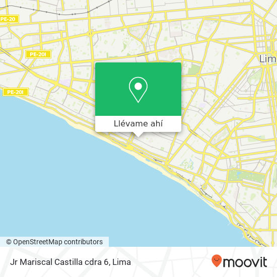Mapa de Jr  Mariscal Castilla cdra  6