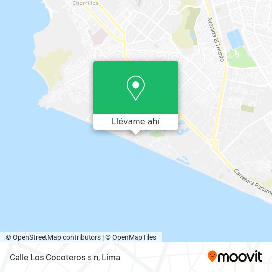 Mapa de Calle Los Cocoteros s n