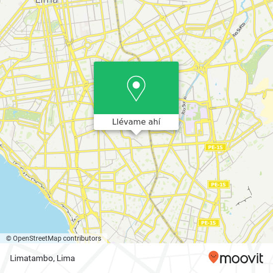 Mapa de Limatambo