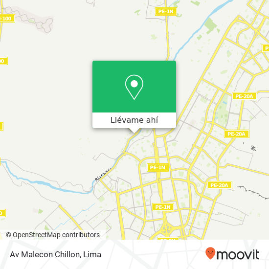 Mapa de Av  Malecon Chillon