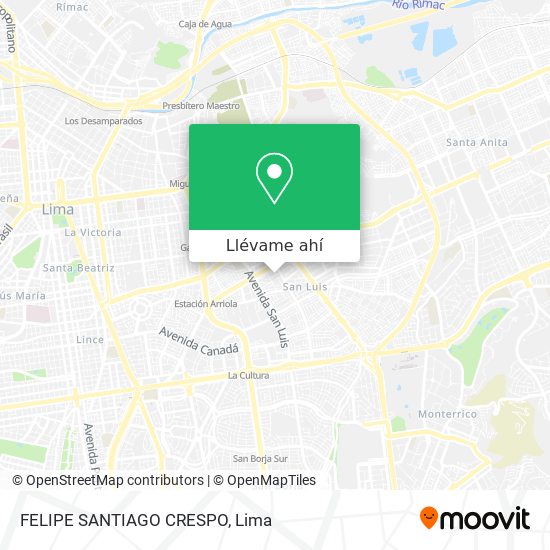 Mapa de FELIPE SANTIAGO CRESPO