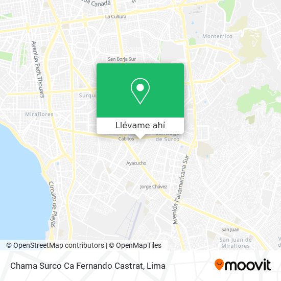 Mapa de Chama   Surco  Ca  Fernando Castrat