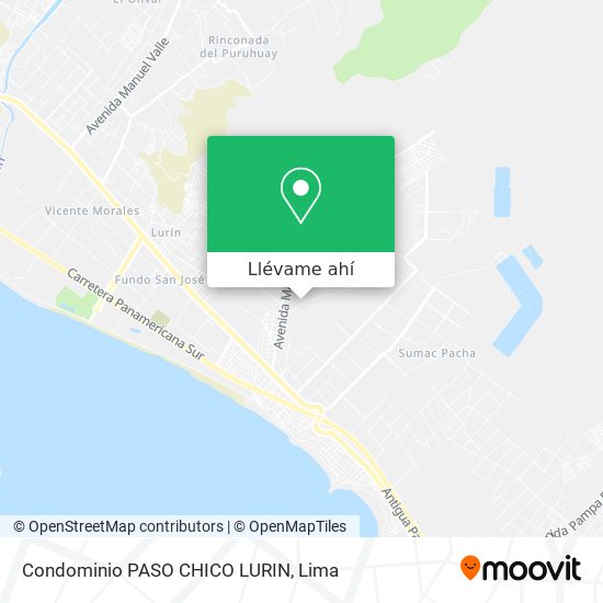 Mapa de Condominio  PASO CHICO  LURIN