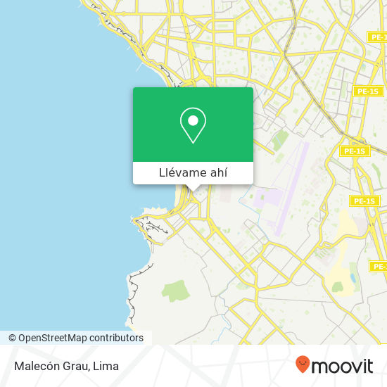 Mapa de Malecón Grau
