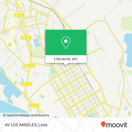Mapa de AV  LOS ANGELES