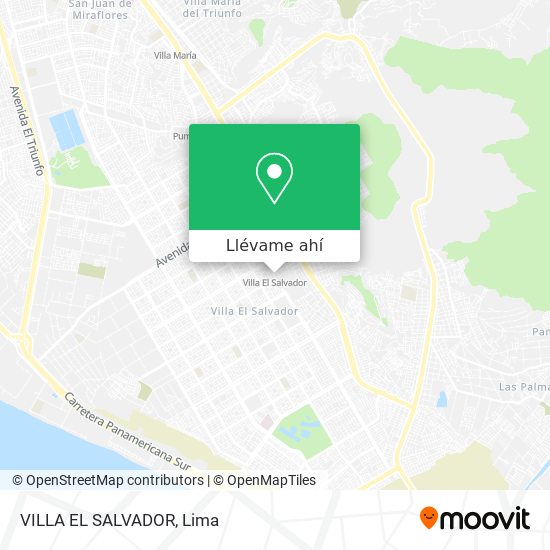 Mapa de VILLA EL SALVADOR