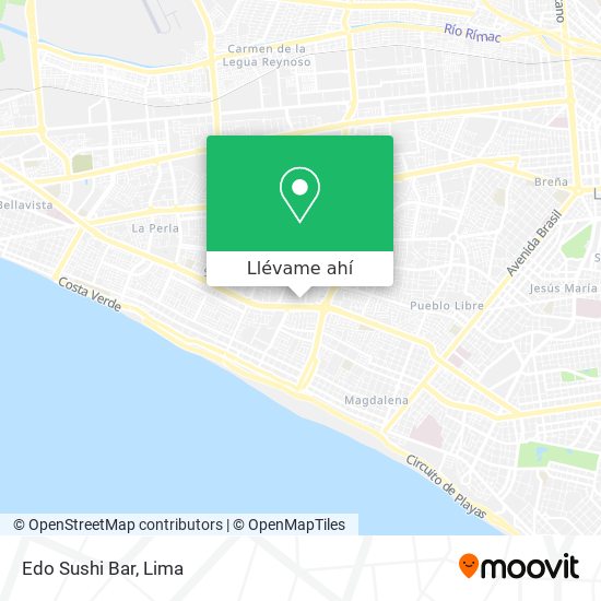 Mapa de Edo Sushi Bar