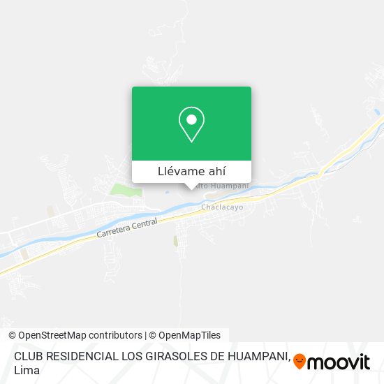 Mapa de CLUB RESIDENCIAL LOS GIRASOLES DE HUAMPANI