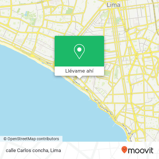 Mapa de calle Carlos concha