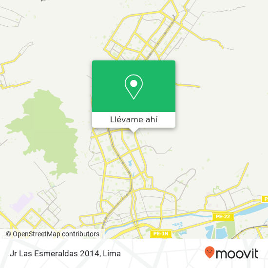 Mapa de Jr  Las Esmeraldas 2014