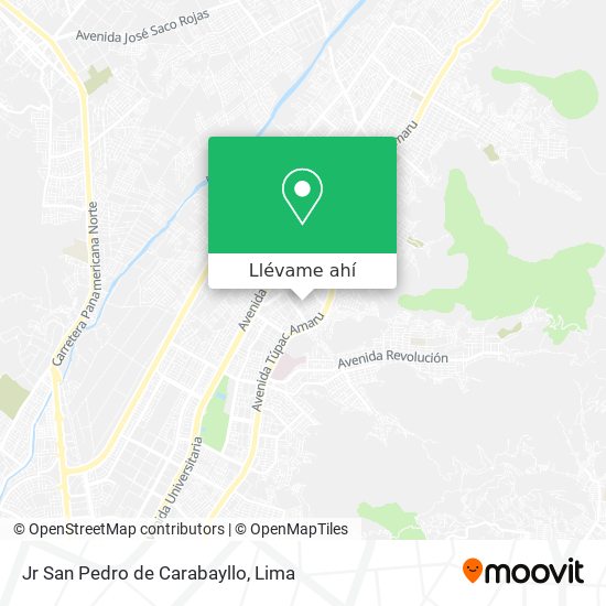 Mapa de Jr  San Pedro de Carabayllo
