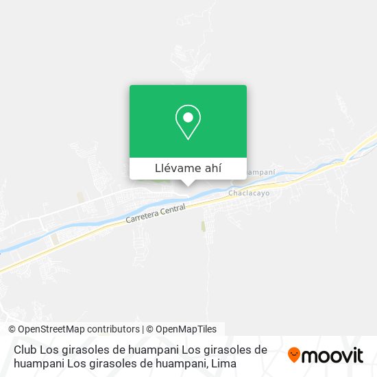 Mapa de Club Los girasoles de huampani  Los girasoles de huampani Los girasoles de huampani