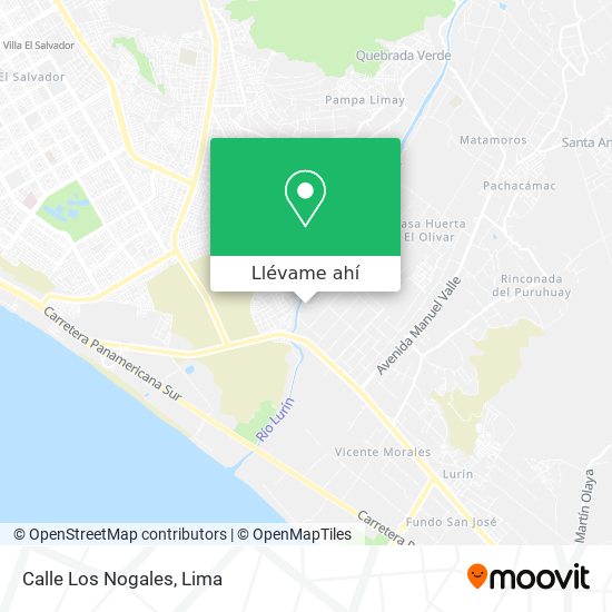 Mapa de Calle Los Nogales