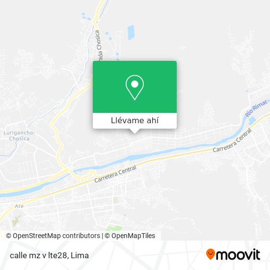 Mapa de calle mz v lte28