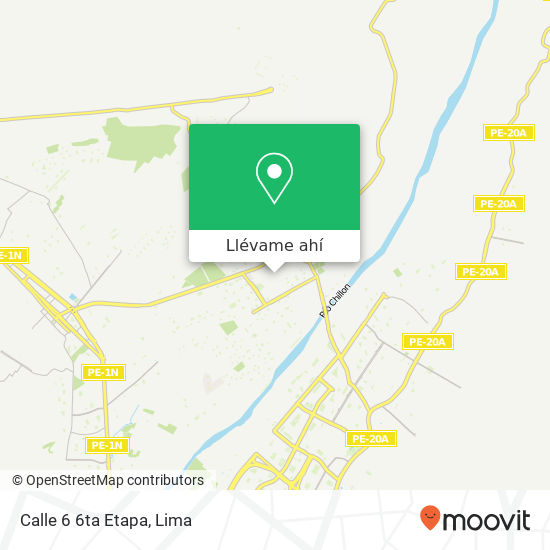 Mapa de Calle 6   6ta  Etapa