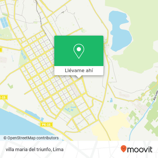 Mapa de villa maria del triunfo