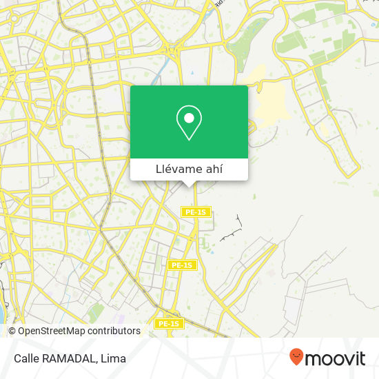 Mapa de Calle RAMADAL
