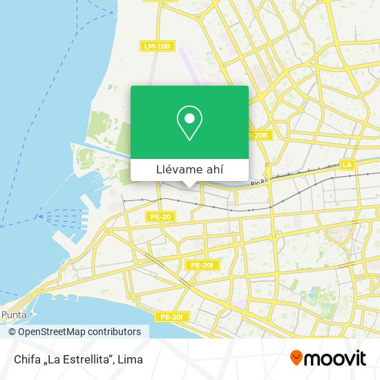 Mapa de Chifa „La Estrellita“