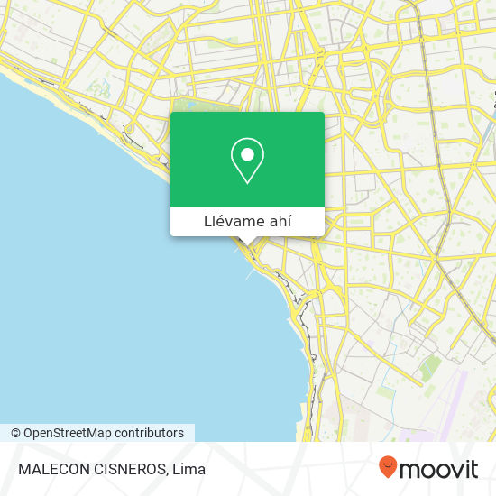 Mapa de MALECON CISNEROS
