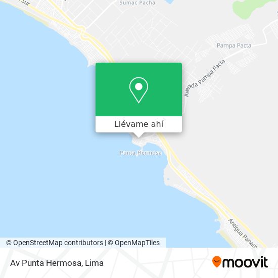 Mapa de Av  Punta Hermosa