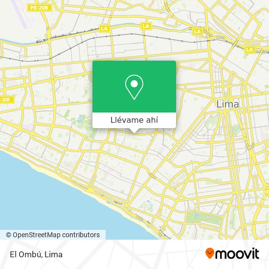 Mapa de El Ombú