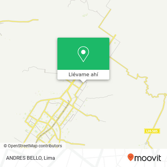 Mapa de ANDRES BELLO