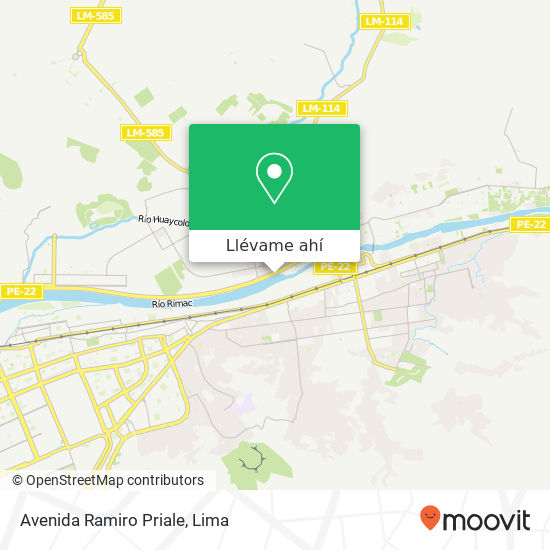 Mapa de Avenida Ramiro Priale